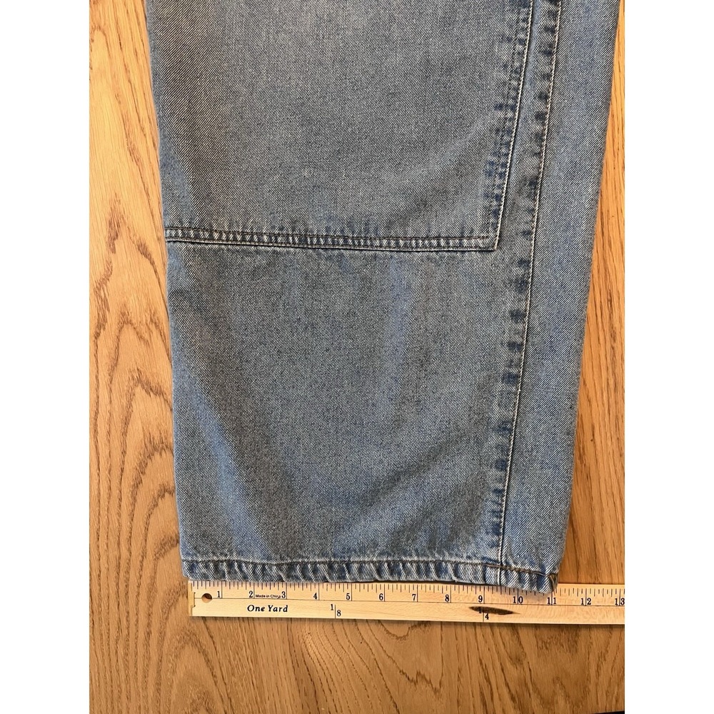 boohooMAN Womens Carpenter Jeans 42 button fly  Plus Super Cute! - Picture 10 of 12